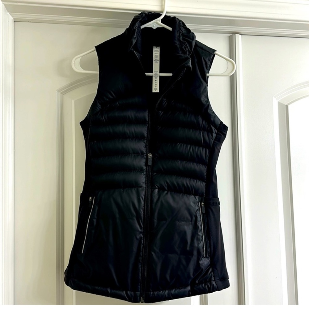 Black Lululemon puffer vest